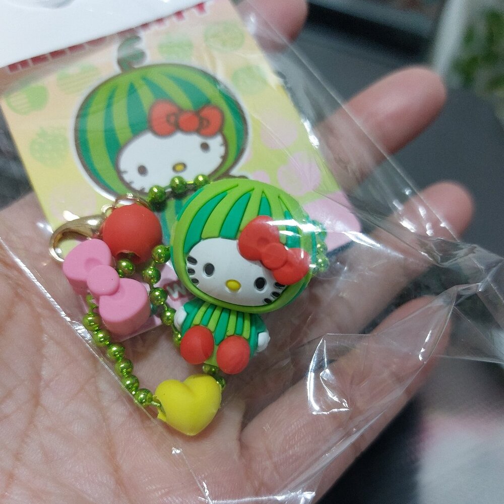 Hello Kitty Keyring Keychain Charm Bag Charm Mini Clip On Accessory 3 to Choose